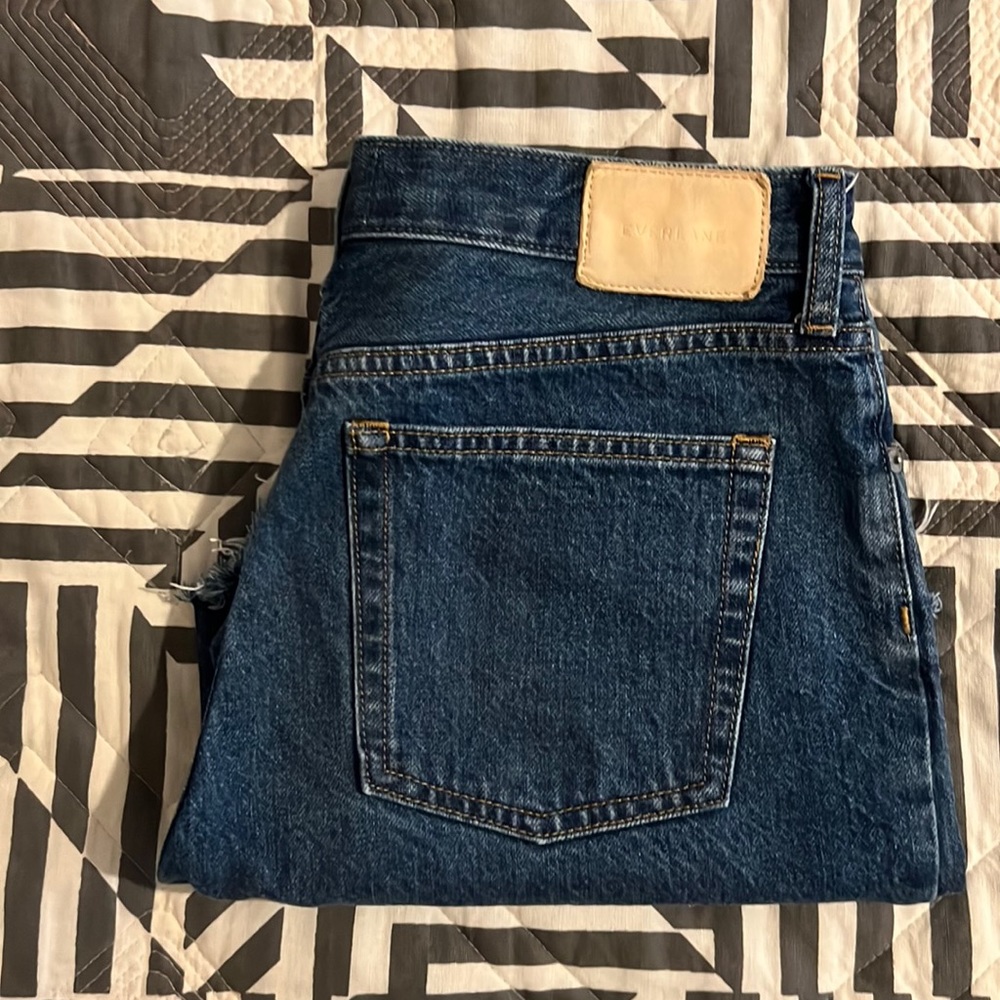Everlane Dark Blue Jean Shorts